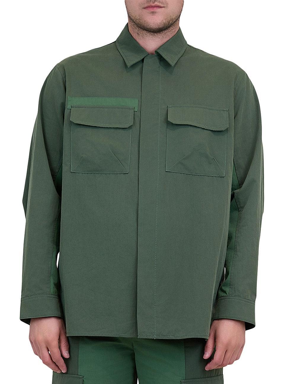 Mens Matthew Cotton-Blend Utility Jacket Product Image