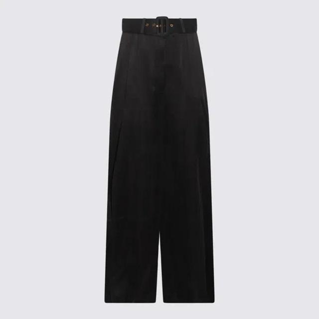 Pleated Tuck Pants In Black Product Image