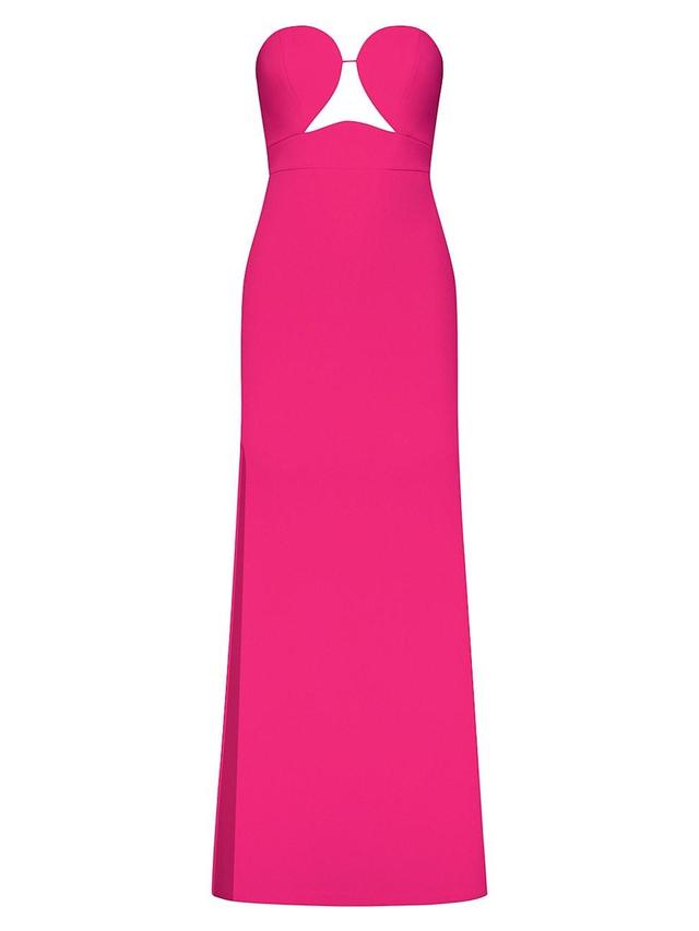 Womens Strapless Sheath Gown Product Image