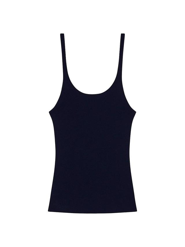 Womens Crepe Scoopneck Tank Product Image