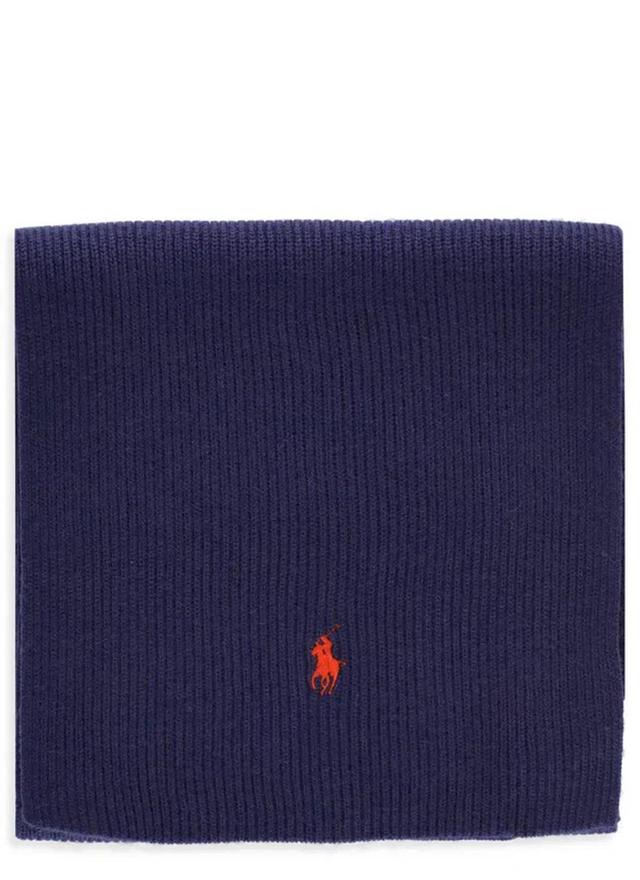 POLO RALPH LAUREN Wool Scarf In Blue Product Image