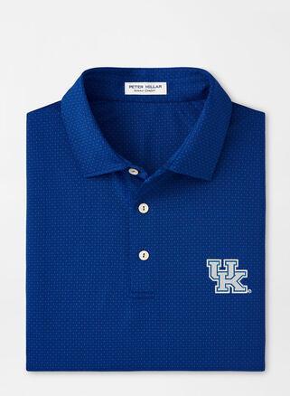 Peter Millar Mens Kentucky Tesseract Performance Jersey Polo | Color: Blue | Size: S | UK Product Image