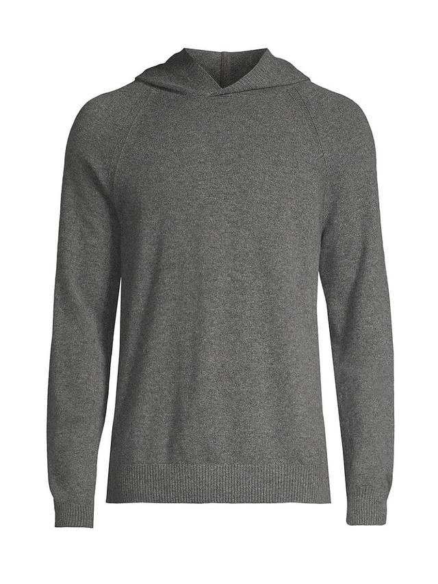 Mens Wool & Cashmere Hooded Sweater Product Image