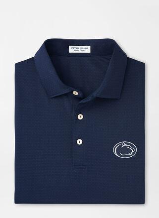 Peter Millar Mens Penn State Tesseract Performance Jersey Polo | Color: Navy | Size: M Product Image