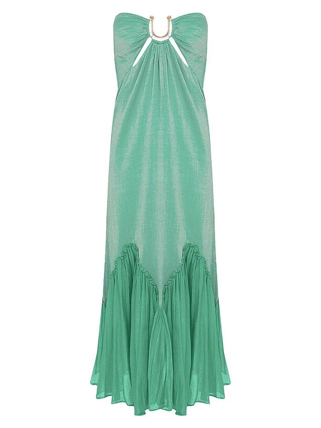 Womens Harper U-Ring Halter Maxi Dress Product Image