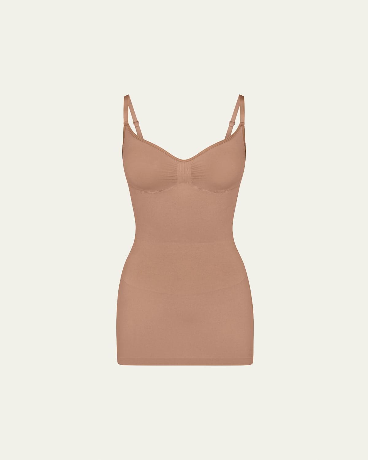 Seamless Sculpt Scoop-Neck Mini Slip Dress Product Image