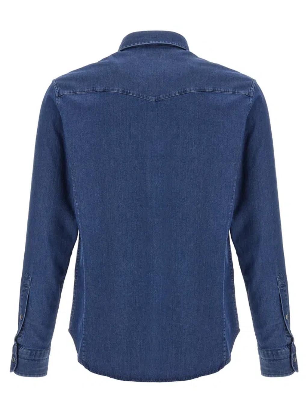 TOM FORD Buttoned Long In Blue Product Image