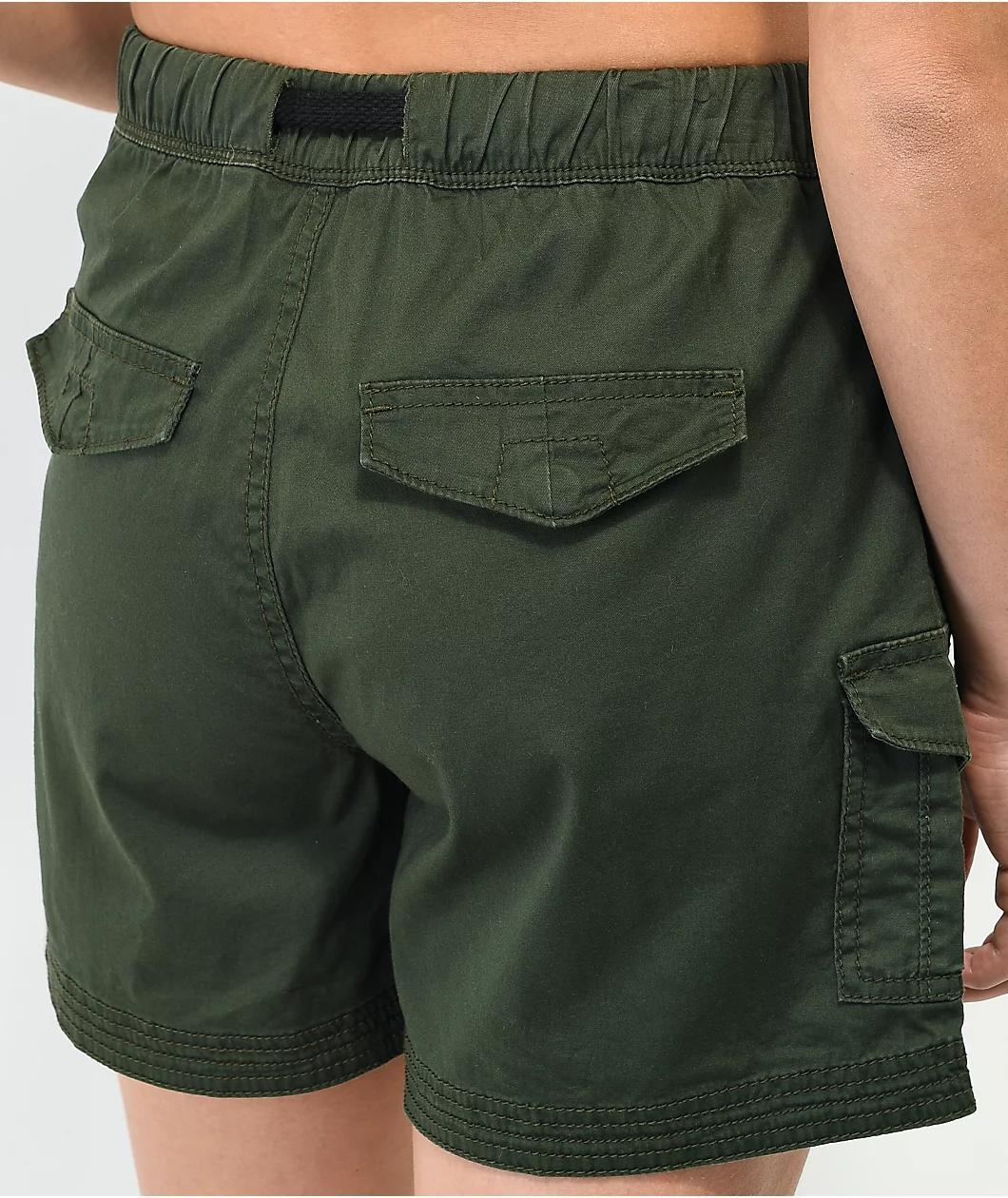 Unionbay Chase Green Utility Belt Shorts Product Image