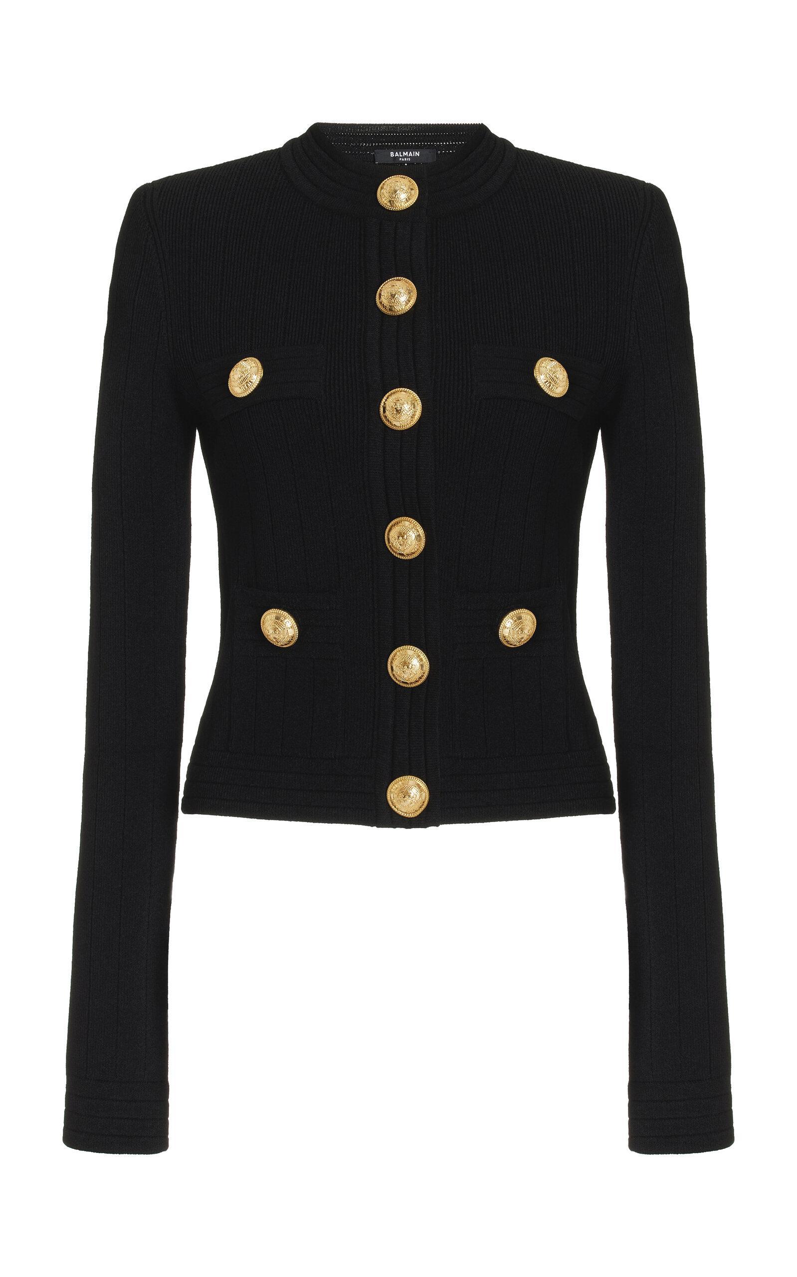 Black Button Cardigan Product Image