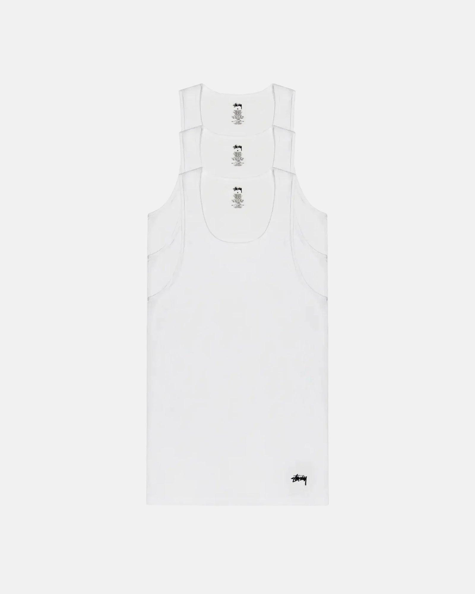 STÜSSY TANK UNDERSHIRTS 3 PACK Male Product Image