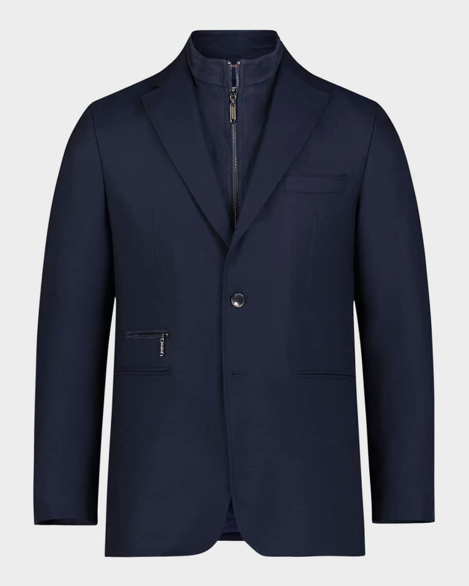 Mens Jetset Wool-Blend Single-Breasted Blazer Product Image