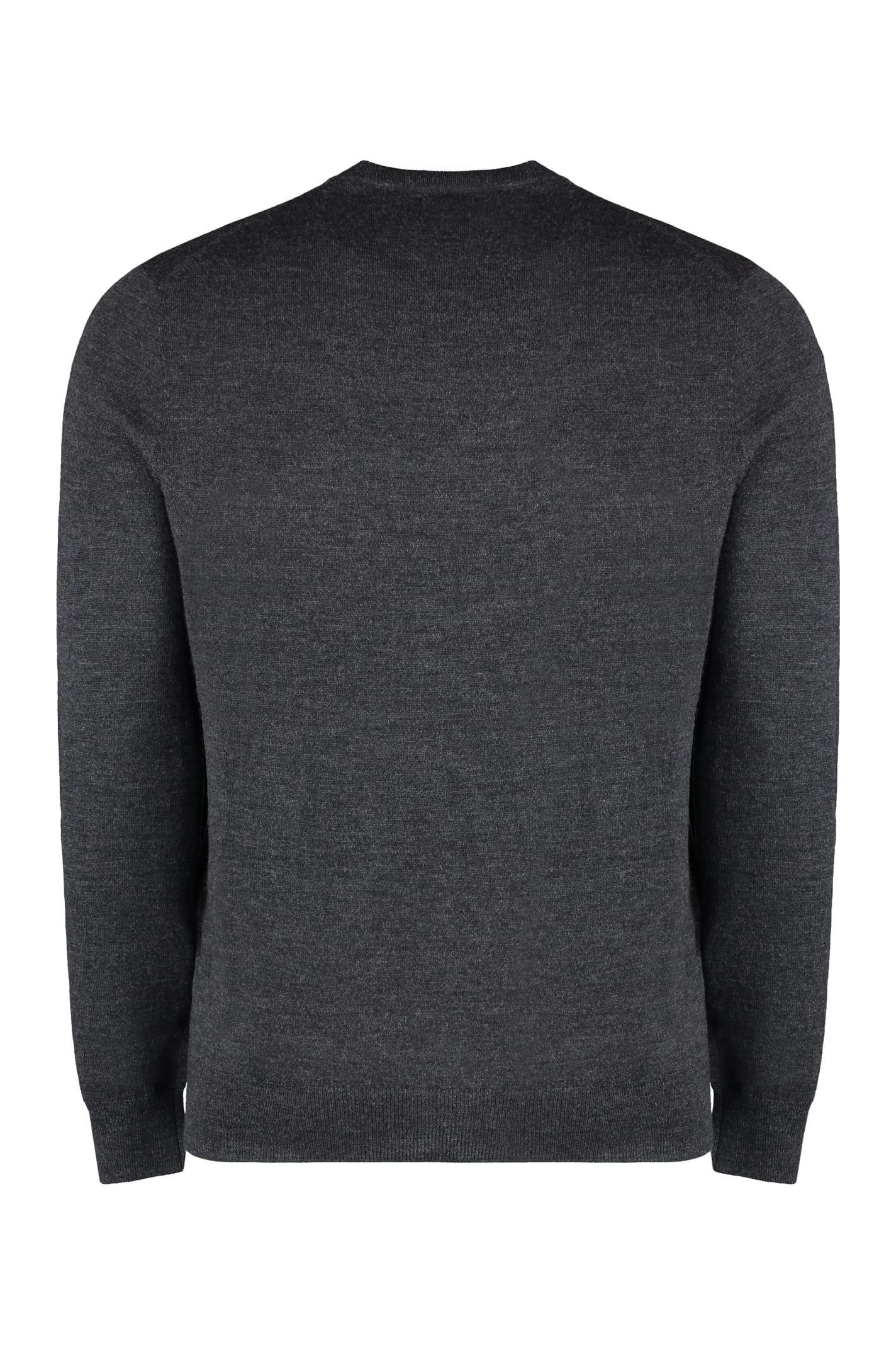 Heathered Long Sleeve T-shirt In Black Marl Heather Product Image