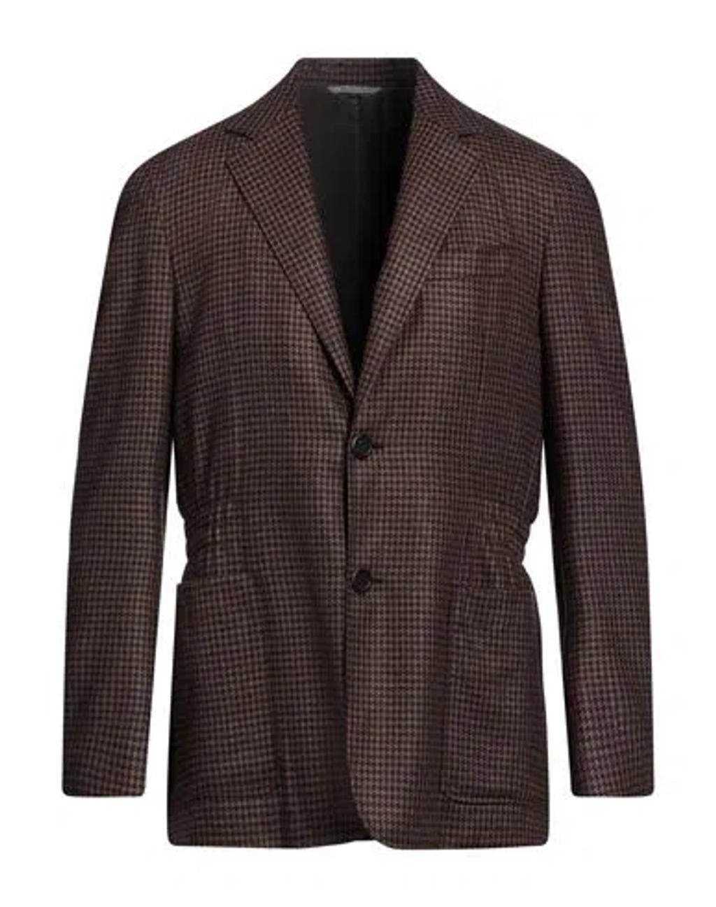 CANALI Man Blazer Brown Size 40 Wool, Silk Product Image