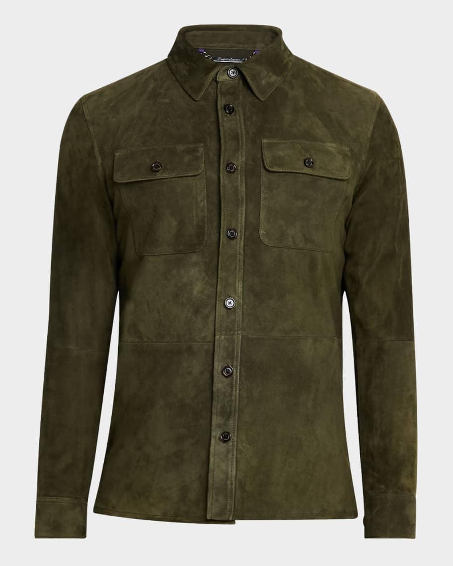 Men's Suede Overshirt Product Image