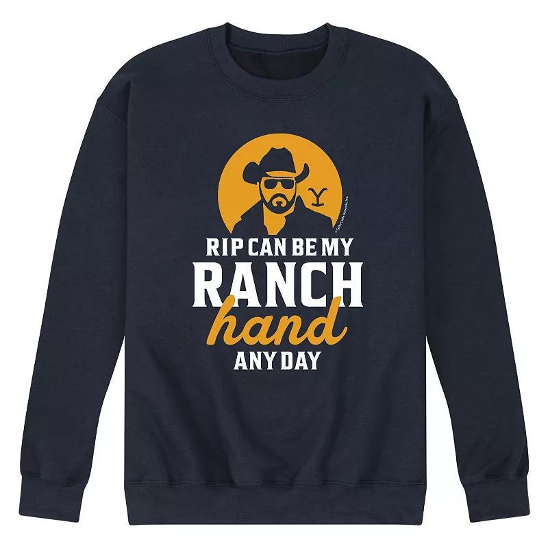 Mens Yellowstone Ranch Hand Sweatshirt Blue Product Image