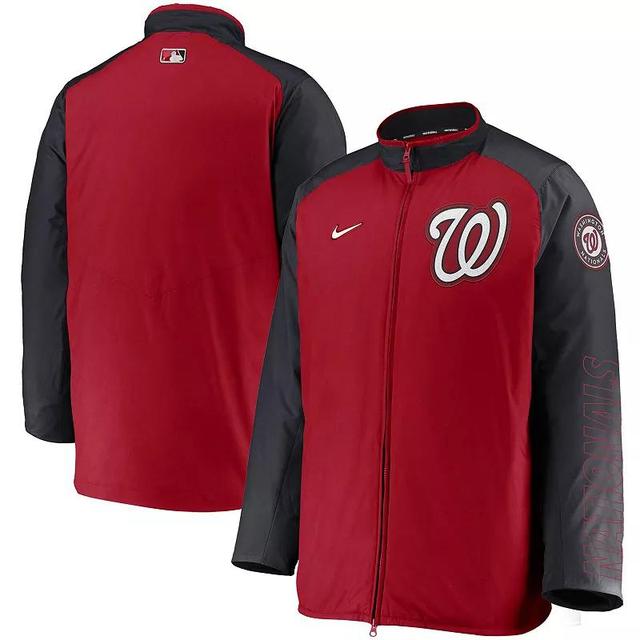 Mens Nike Red Washington Nationals Authentic Collection Dugout Full-Zip Jacket - Red Product Image