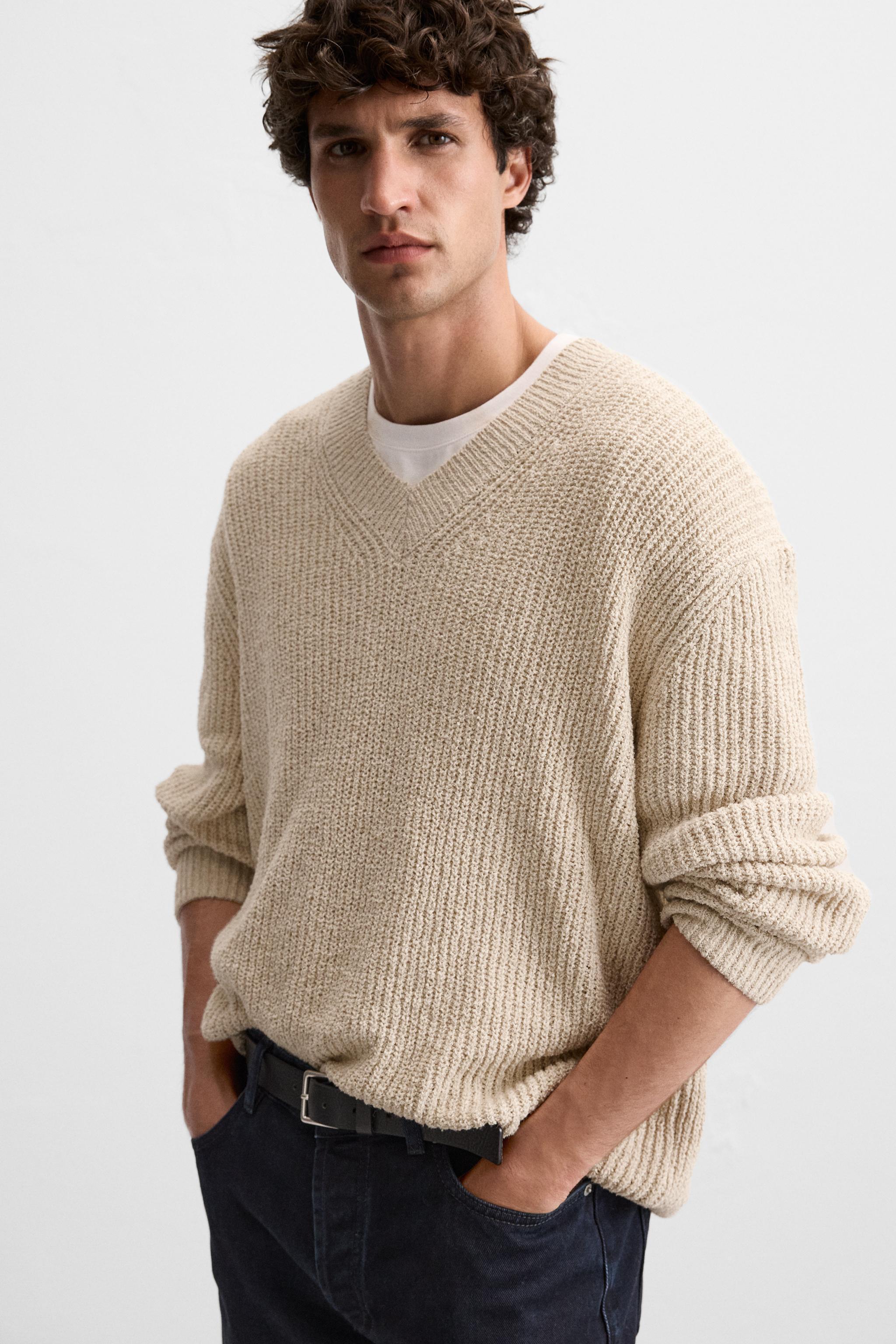 TEXTURED BOUCLÉ SWEATER Product Image