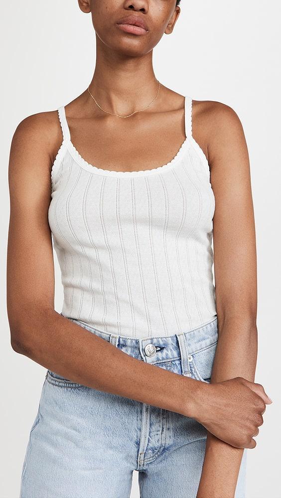 Leset Pointelle Classic Tank Top | Shopbop product image