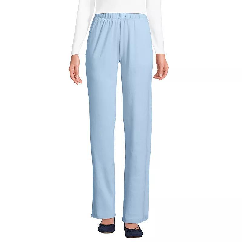 Womens Lands End Sport Knit High Waist Pants Product Image