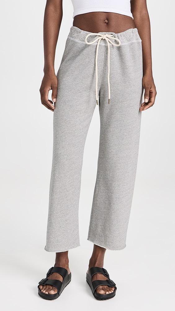 THE GREAT. The Wide Leg Cropped Sweatpants | Shopbop Product Image