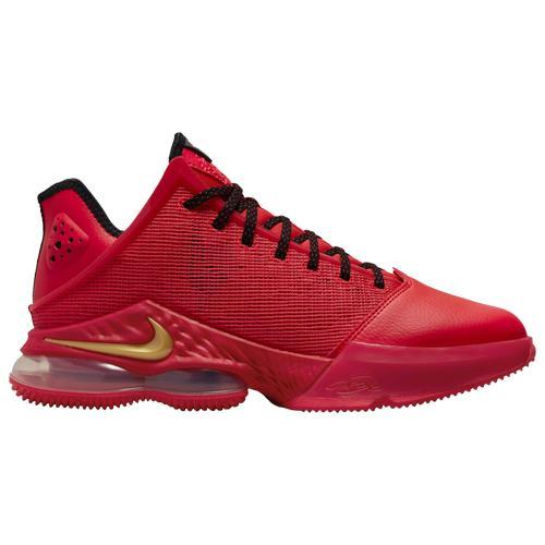 Nike Mens LeBron 19 Low - Basketball Shoes Lt Crimson/Gold/Black Product Image