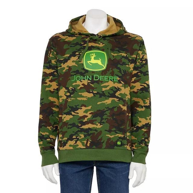 Mens John Deere Core Graphic Logo Hoodie Green Product Image