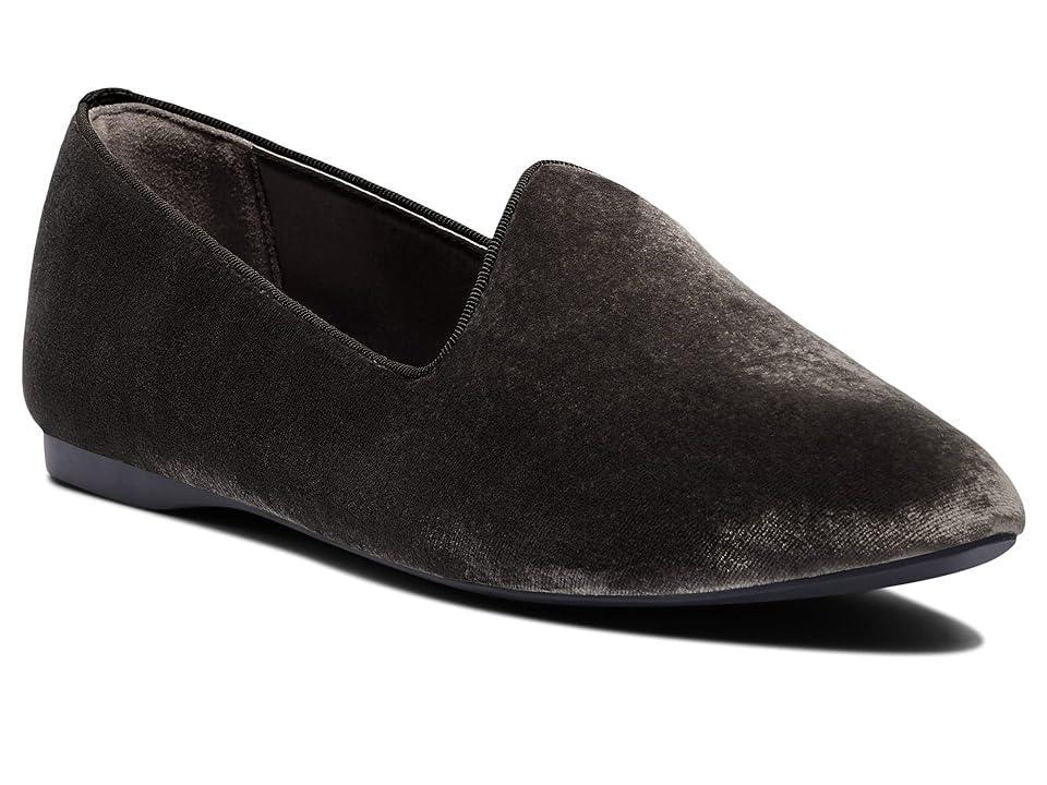 Birdies Heron Velvet Flat (Charcoal Velvet) Women's Shoes Product Image