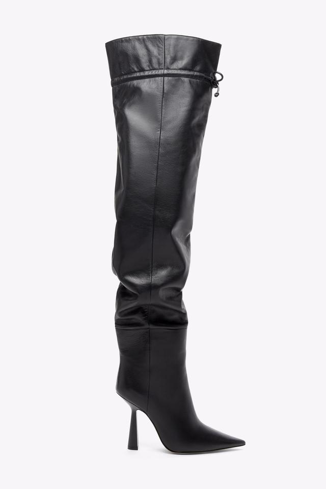 OVER THE KNEE BOOT | BLACK001 Product Image