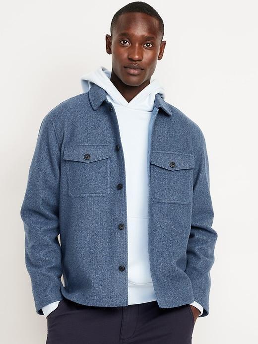 Double-Knit Shacket Product Image