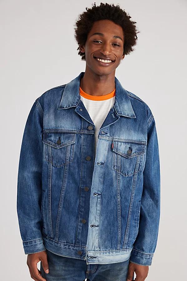 Levis Relaxed Fit Trucker Jacket Mens at Urban Outfitters Product Image