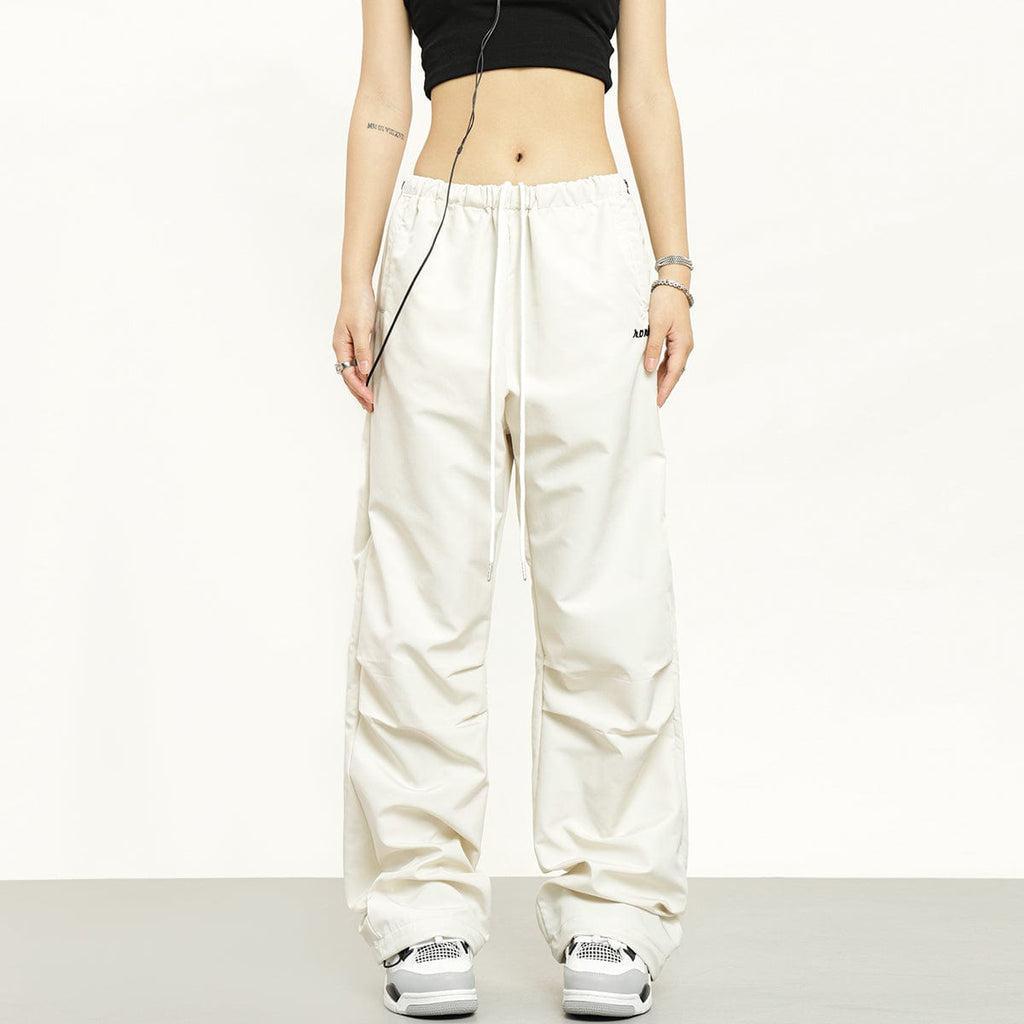 RTK (W) No. 2058 DRAWSTRING NYLON ZIPPER SPORT PANTS Product Image