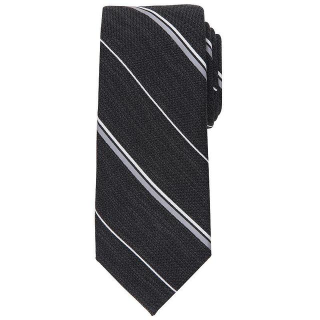 Mens Bespoke Striped Skinny Tie Product Image