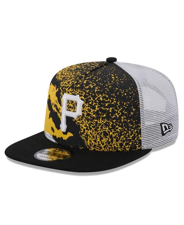 Mens New Era Pittsburgh Pirates Court Sport 9FIFTY Snapback Hat Product Image