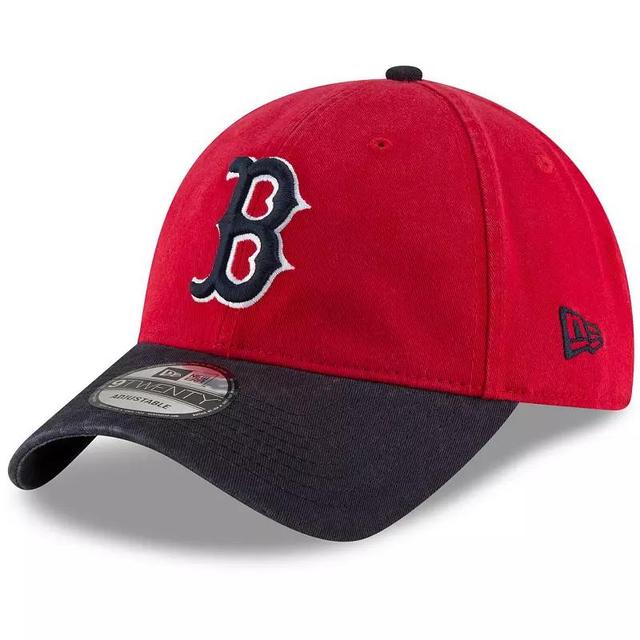 Mens New Era Boston Sox Fashion Core Classic 9TWENTY Adjustable Hat Product Image