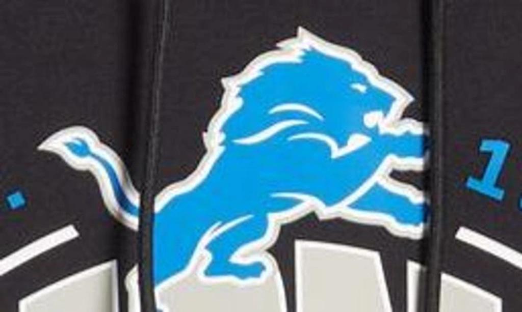 Boss X Nfl Cotton-blend Hoodie With Collaborative Branding In Lions Product Image