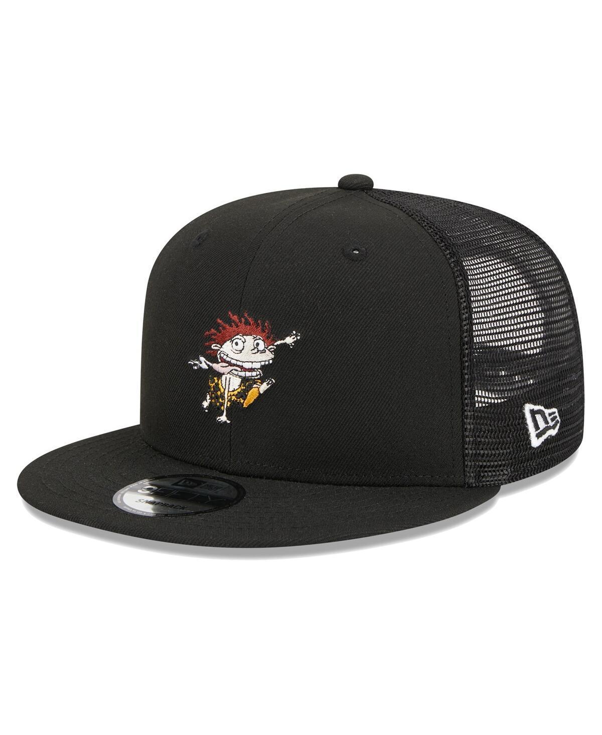 Mens New Era Black The Wild Thornberrys Donnie Thornberry Trucker 9FIFTY Snapback Hat Product Image