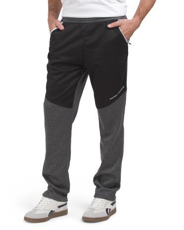 Color Block Lux Tech Fleece Pants for Men | Polyester Product Image