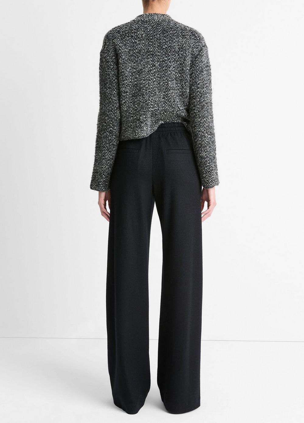 Wool-Blend Drawstring Pull-On Pant Product Image