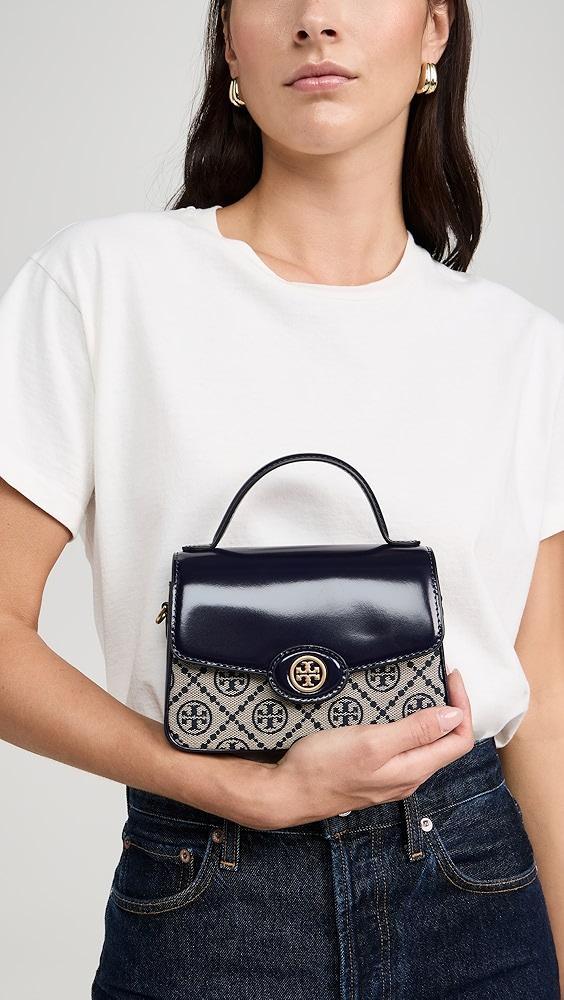 Tory Burch T Monogram Spazzolato Top Handle Satchel | Shopbop Product Image