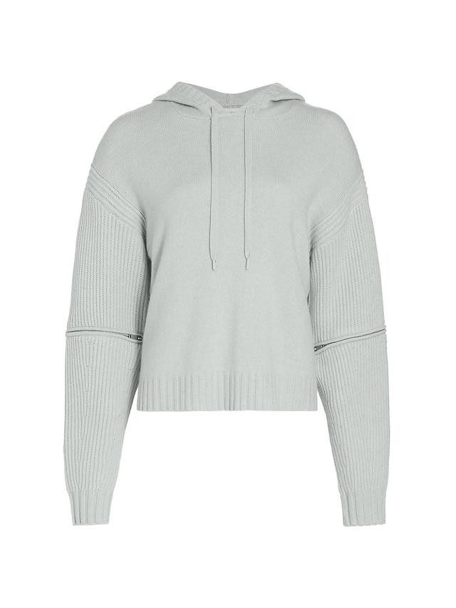 Womens Fisherman Wool-Cashmere Hoodie Product Image