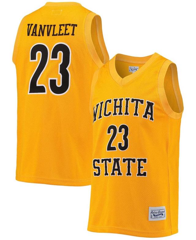 Mens Fred VanVleet Gold Wichita State Shockers Commemorative Classic Basketball Jersey - Gold Product Image