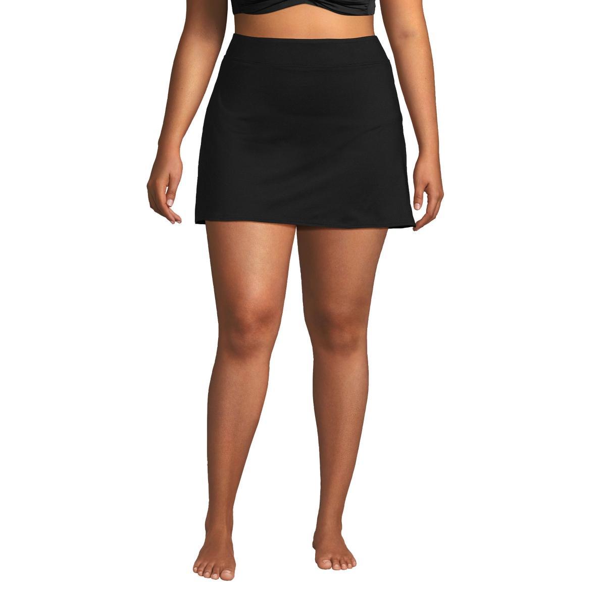 Lands End Womens Tummy Control Swim Skirt Swim Bottoms Product Image