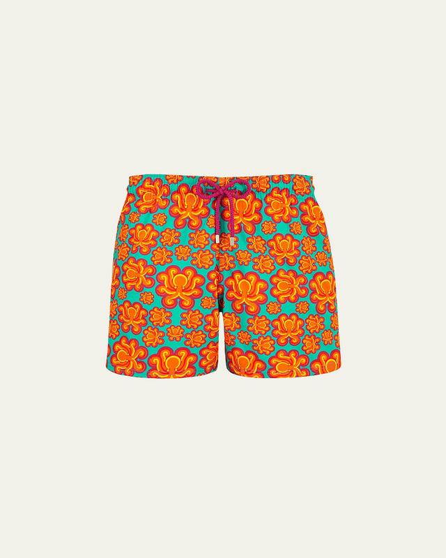 Mens Poulpes Neon Swim Shorts Product Image