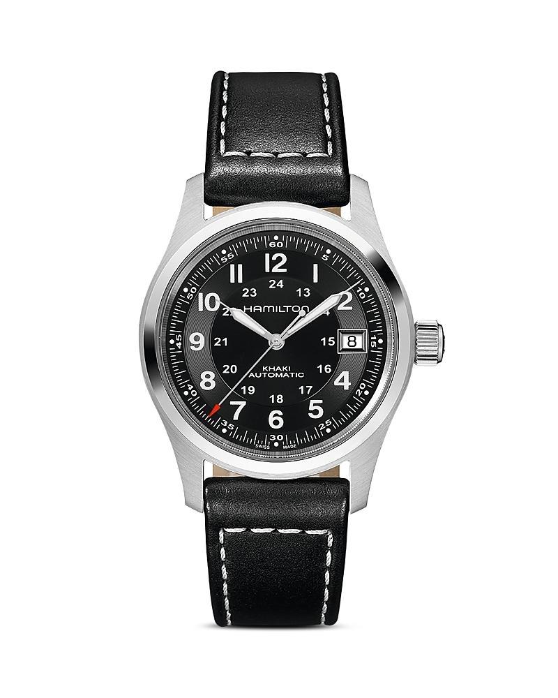 Hamilton Mens Khaki Field Automatic Stainless Steel Bracelet Watch Product Image