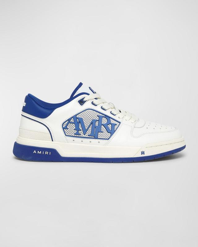 Mens Classic Leather Logo Low-Top Sneakers Product Image