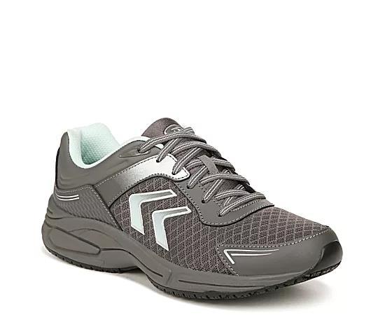 Dr. Scholl's Work Blaze Work (Grey Leather) Women's Shoes Product Image