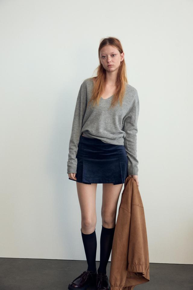 CORDUROY MINI SKIRT Product Image