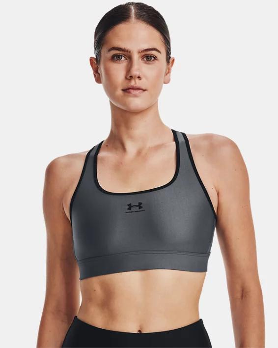 Womens HeatGear Mid Padless Sports Bra Product Image