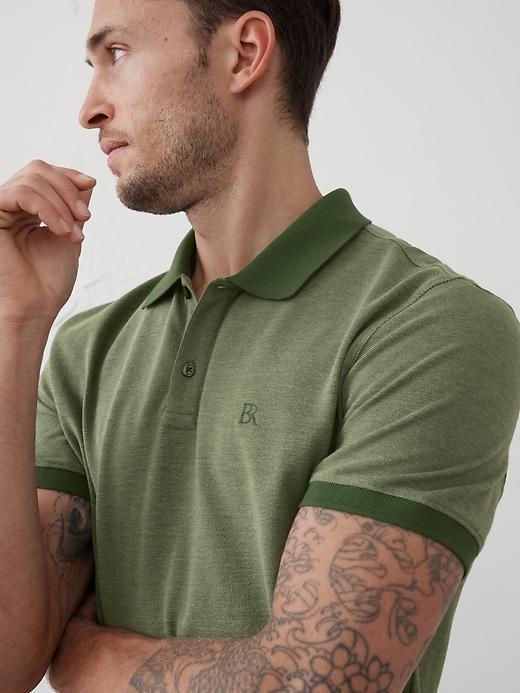 Slim Cotton Pique Polo Product Image