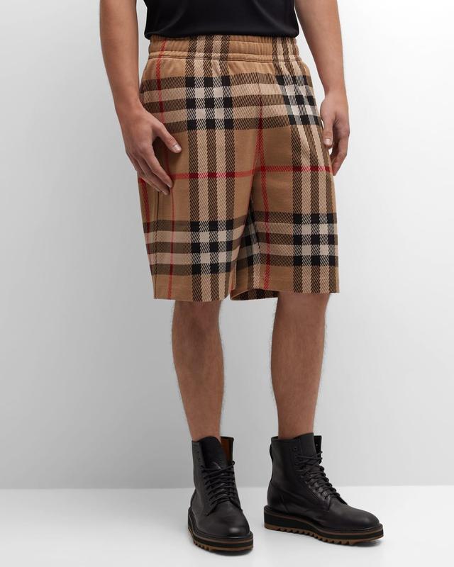 Mens Ferryfield Knit Check Shorts Product Image